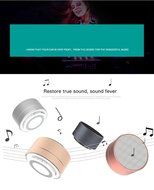 LED Flashing Speaker, Ollivan Mini Colorful Pulse Wireless Bluetooth Speaker Hands-free Stereo Sound Build-in... N11