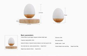 LED Flashing Speaker, Ollivan Mini Colorful Pulse Wireless Bluetooth Speaker Hands-free Stereo Sound Build-in... N24