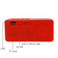 LED Flashing Speaker, Ollivan Mini Colorful Pulse Wireless Bluetooth Speaker Hands-free Stereo Sound Build-in... N31