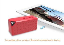 LED Flashing Speaker, Ollivan Mini Colorful Pulse Wireless Bluetooth Speaker Hands-free Stereo Sound Build-in... N34
