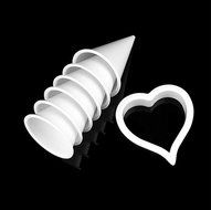Kootips Calla Lily Former Set 7-pieces Flower Modelling Cutter Gum Paste Flowers Cake Decorating Kit Sugarcraft... N3