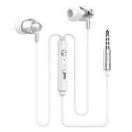 Dreaman iMetal Stereo Earphone M300 Headphones Handfree Running Earphone Silver