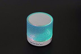 Bluetooth Speaker, Mini Portable Bluetooth Wireless Speaker with Colorful LED Light and Build-in Mic, Support... N30