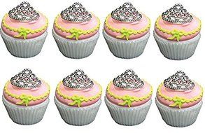 Cakesupplyshop Item#9856 Princess Crown Tiara Cupcake Decoration Layon Toppers