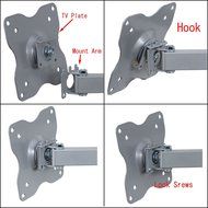 VideoSecu Articulating Arm Wall Mount for 15 to 27-Inch Panel ML12B, Black N11