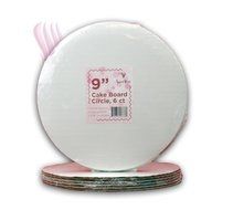 Cake Board Circle 9", Count of 6