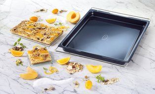 Dr. Oetker 2352 Enamel Adjustable Cookie Sheet, 12 by 16-Inch N2