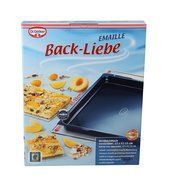 Dr. Oetker 2352 Enamel Adjustable Cookie Sheet, 12 by 16-Inch N3