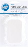 Wilton Petite Loaf Baking Cups, White