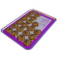 Silicone Bakeware Baking Sheet Bargain with Bonus Cookbook - 16.5 x 11.5 Inches - Superb Non Stick Fiberglass...