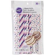 Lollipop Sticks 6 30/Pkg-Pink &amp; Purple