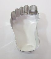 TwiceBooked Baby Shower Newborn Celebration Cookie Cutter Bundle - Set of 5 Includes Left Foot, Right Foot, Rattle... N2