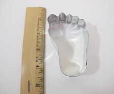 TwiceBooked Baby Shower Newborn Celebration Cookie Cutter Bundle - Set of 5 Includes Left Foot, Right Foot, Rattle... N3