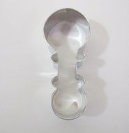 TwiceBooked Baby Shower Newborn Celebration Cookie Cutter Bundle - Set of 5 Includes Left Foot, Right Foot, Rattle... N5