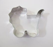 TwiceBooked Baby Shower Newborn Celebration Cookie Cutter Bundle - Set of 5 Includes Left Foot, Right Foot, Rattle... N6