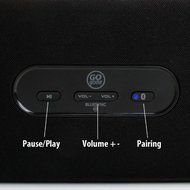 GOgroove BlueSYNC MC Wireless Wood Bluetooth Speaker System with Built-In Controls for Smartphones , Tablets ,... N9