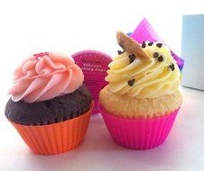 Silicone Baking Cups 12 Cupcake Muffin Liners Kids Bento Lunchbox Divider Accessories by Chelsydale N9