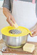 SPECIAL OFFER - 10 PIECE SET - 18/10 Stainless Steel Mixing Bowls with Handles, Lids, Spout, Non-slip Silicone... N12