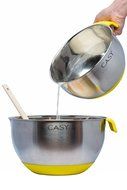 SPECIAL OFFER - 10 PIECE SET - 18/10 Stainless Steel Mixing Bowls with Handles, Lids, Spout, Non-slip Silicone... N22