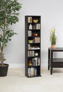 Atlantic Summit Media Cabinet 261CD/114DVD/132BluRay/Games Espresso
