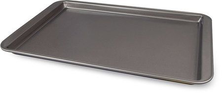 Ecolution EIGY-7043 Heavy-Duty Carbon Steel Bake Ins Cookie Sheet, 17 1/4&quot; x 11 1/2&quot;, Gray