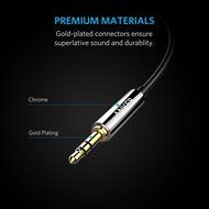 Anker 3.5mm Premium Auxiliary Audio Cable (4ft / 1.2m) AUX Cable for Headphones, iPods, iPhones, iPads, Home /... N2