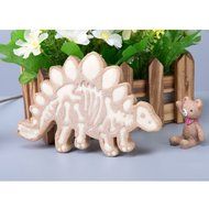 LOHOME Dinosaur Fossil Cookies Cutter / Stampers - Set of 3-pieces PVC Cream Chocolate Decoration Mold DIY Baking... N7