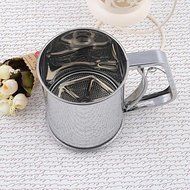 Party Supplies Iron Middle Size Flour Sifter Set of 1 Piece,9.8*9.8*12.7cm