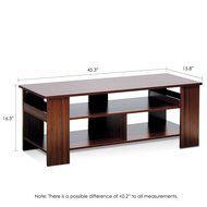 Furinno 11191BK THE Entertainment Center TV Stand, Black N4