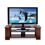 Furinno 11191BK THE Entertainment Center TV Stand, Black N5