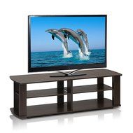 Furinno 11191BK THE Entertainment Center TV Stand, Black N6