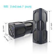 MAOZUA Portable Wireless Bluetooth Speaker Charger Water Resistant Built in Microphone 3600mAh Battery of NFC... N4
