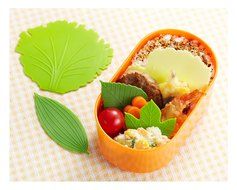 Silicone Microwavable Reusable Bento Baran Lettuce Leaf Sheet N2