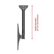 Loctek CM1 Adjustable Tilting Wall Ceiling TV Mount Fits most 26-55" LCD LED Plasma Monitor Flat Panel Screen... N9