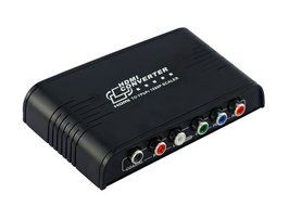 E-More 1080P HDMI To Component of Ypbpr Scaler Converter Supporting Coaxial Audio Output