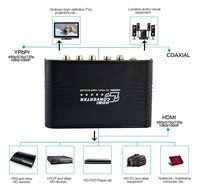 E-More 1080P HDMI To Component of Ypbpr Scaler Converter Supporting Coaxial Audio Output N2