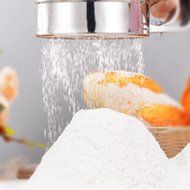 Stainless Steel 3 Cup Flour Sifter/ Sieve, Great for Sifting Flour,Confectioners Sugar, Cocoa Powder and Other... N5