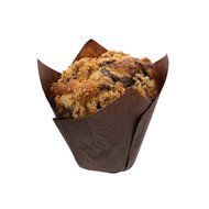 Royal Brown Tulip Style Baking Cups, Large, Sleeve of 200 N9