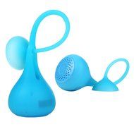 ELENKER Portable mini Watherproof IP65 Shower Bluetooth Speaker Blue