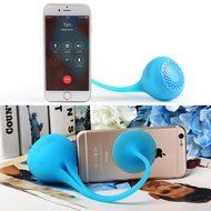 ELENKER Portable mini Watherproof IP65 Shower Bluetooth Speaker Blue N3