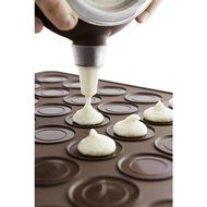 1 Set Silicone Pastry Cake Macaron Baking Mould Sheet Mat + Decor Pen+ 3 Nozzles N3