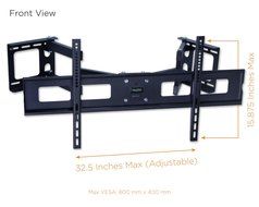 Mount-It! MI-484C Articulating Corner Mount for TV Premium Swivel Full Motion Wall Bracket for 37-63 inch Screen... N4