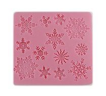 Autek Snow Snowflake Shape Fondant Soap Sugar Craft Cake Decorating Silicone Mold #127