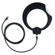 Antennas Direct 50 Mile Range Clearstream Eclipse Amplified Indoor HDTV Antenna, White/Black (ECL-A) N4