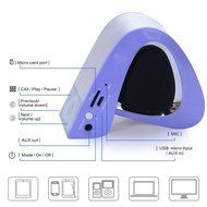 Bluetooth speakers Zzero Portable Bluetooth Wireless Speaker 3w Clear Sound Build-in Microphone and MP3 Player... N11