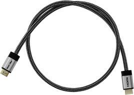 HDMI Cable 3ft - HDMI 2.0 (4K @ 60Hz) Ready - 28AWG Braided Cord - High Speed 18Gbps - Gold Plated Connectors...