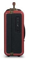 Crosley CR8008A-BK Soundbomb Portable Bluetooth Speaker with Aux-In and Microphone Jack, Black &amp; Red N4