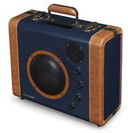 Crosley CR8008A-BK Soundbomb Portable Bluetooth Speaker with Aux-In and Microphone Jack, Black &amp; Red N7