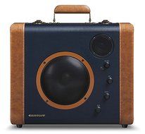 Crosley CR8008A-BK Soundbomb Portable Bluetooth Speaker with Aux-In and Microphone Jack, Black &amp; Red N8