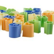 Delight eShop 28 Pcs Plastic Alphabet Letter Biscuit Baking Cake Mould Fondant Cookie Cutters N8